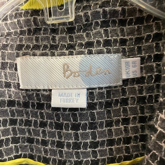 Boden Printed Wool Blend Blazer Womens Size 6 - Picture 4 of 4